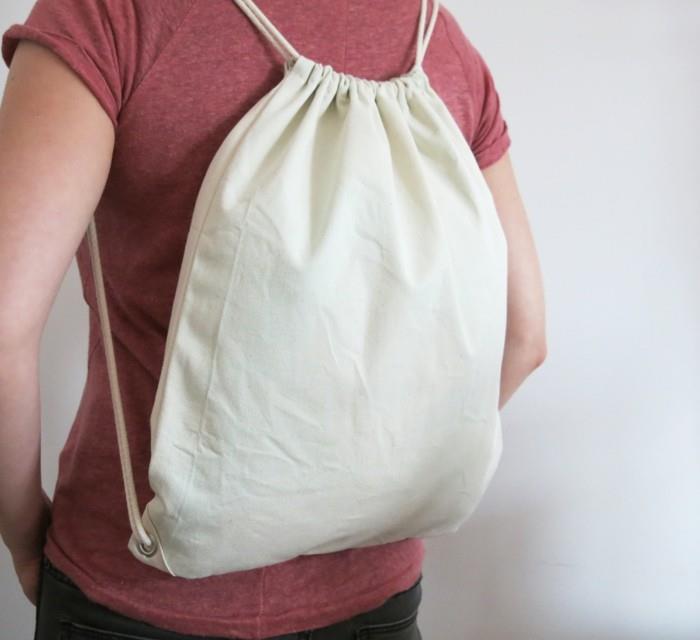 ράψιμο υφασμάτινες τσάντες ανακύκλωση ιδεών τσάντες κορδόνι