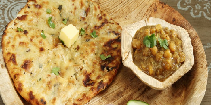 Chandigarh'daki Amritsari Kulcha