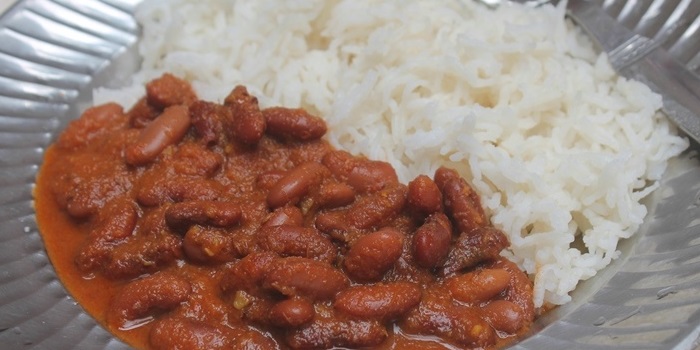 Chandigarh'da Rajma Chawal