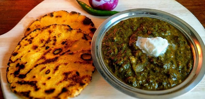 Sarson Da Saag ve Makki Di Roti