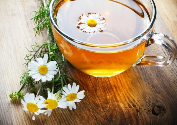 μειώστε το άγχος πιείτε τσάι χαμομήλι