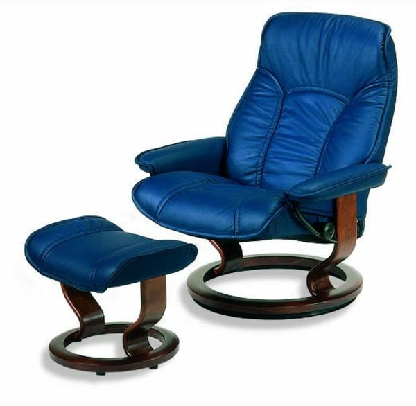 σπίτι επίπεδες καρέκλες πολυθρόνες δερμάτινη ταπετσαρία μπλε