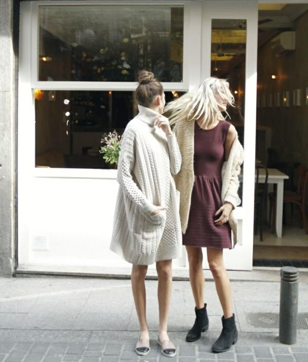πλεκτά φορέματα γυναίκες χειμερινή μόδα χειμωνιάτικα φορέματα γυναικεία μακριά πουλόβερ δεμένη