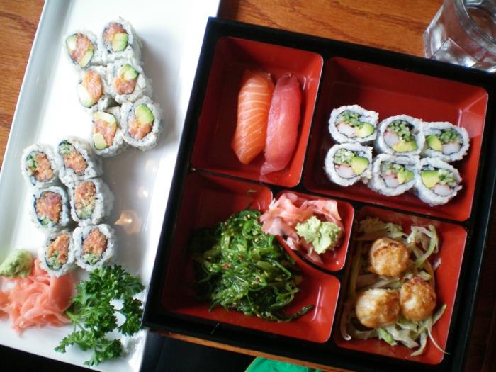 επιτραπέζια σούσι σετ παραδοσιακά ιαπωνικά επιτραπέζια σκεύη