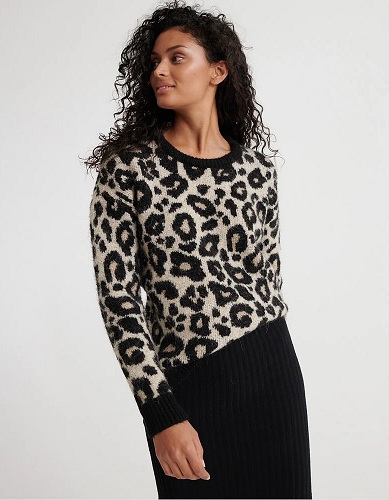 Megztiniai „Superdry Leopard Print“ moterims