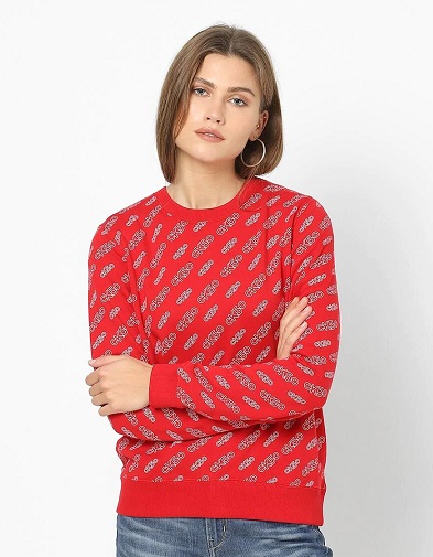 Tipografik Baskı Calvin Klein Sweatshirt
