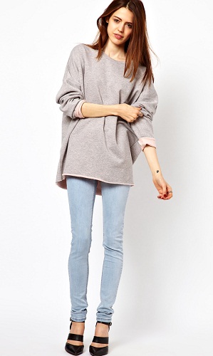 Oversize Bayan Sweatshirt