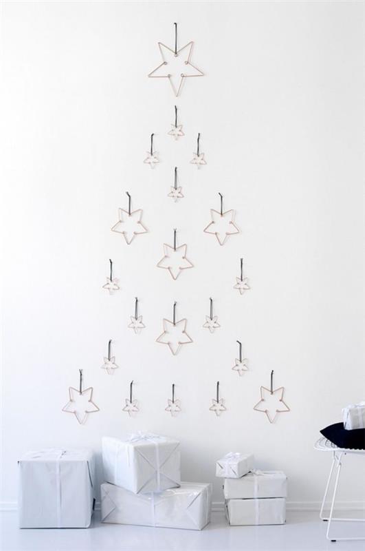 tannenbaum tinker διακόσμηση τοίχων χριστουγεννιάτικες κρεμάστρες αστέρια
