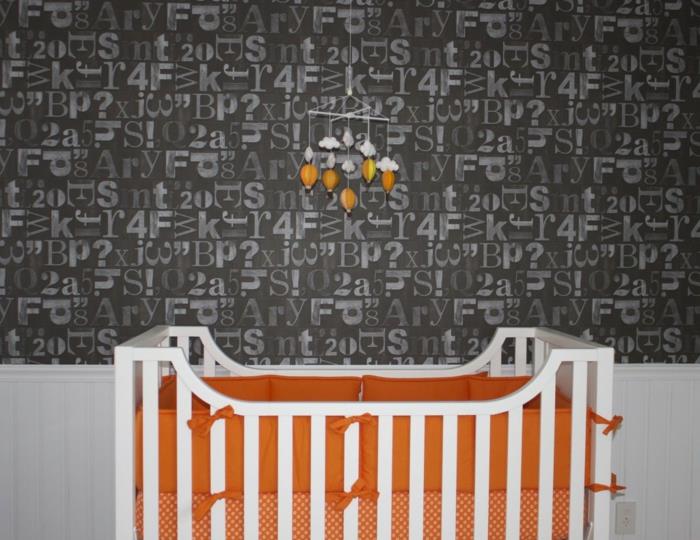 μοτίβο ταπετσαρίας ιδέες σχεδιασμού τοίχου παιδικού τοίχου σκοτεινή ταπετσαρία