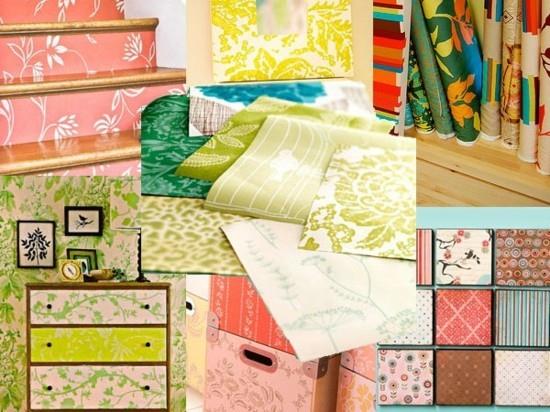 ταπετσαρία απορρίματα diy ιδέες