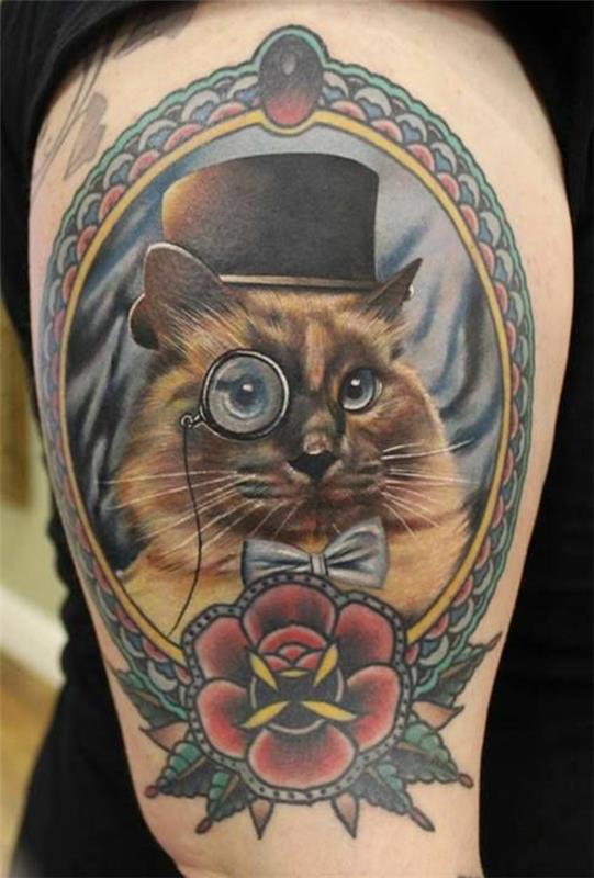 τατουάζ καυλιά τατουάζ γάτα μάγος