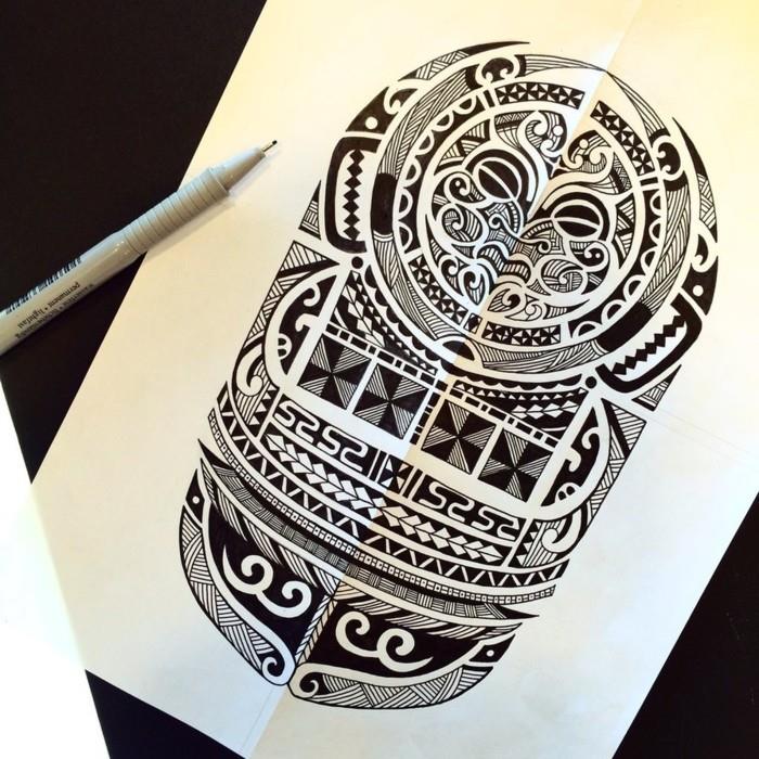 σχέδια τατουάζ maori μοτίβα άνδρες τατουάζ