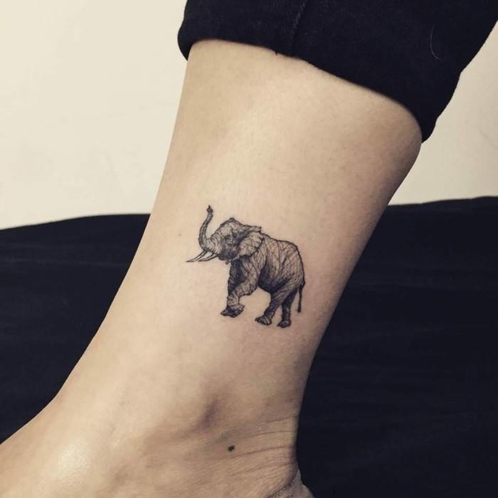 τατουάζ κότσι πάρετε ένα τσίμπημα ελέφαντα