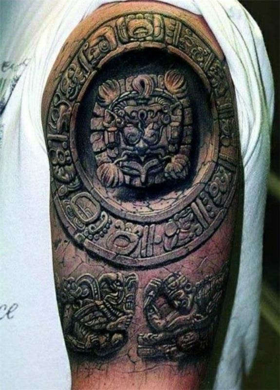 μοτίβα τατουάζ δροσερά τατουάζ τρισδιάστατο μπράτσο