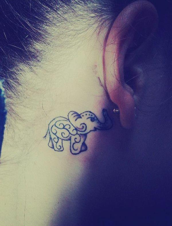 τατουάζ αυτί τατουάζ γυναίκες ελέφαντας