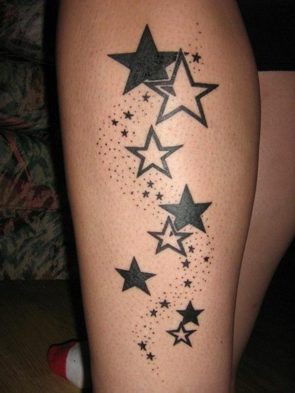 τατουάζ αστέρια τατουάζ πόδι