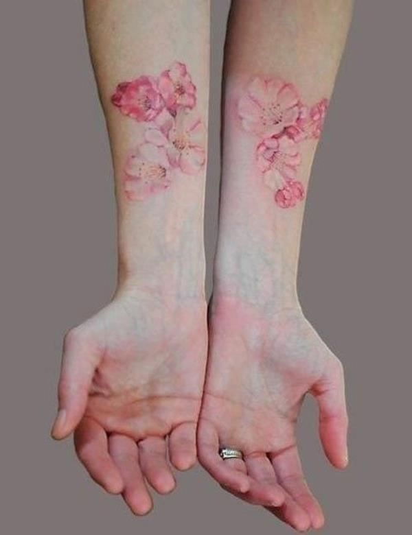 εικόνες τατουάζ αντιβράχιο ιδέες για γυναίκες λουλούδια