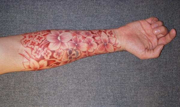 τατουάζ αντιβράχιο εικόνες ιδέες λουλούδια