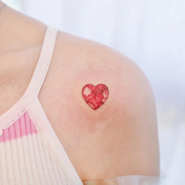 τατουάζ 2020 3 D ιδέες καρδιάς