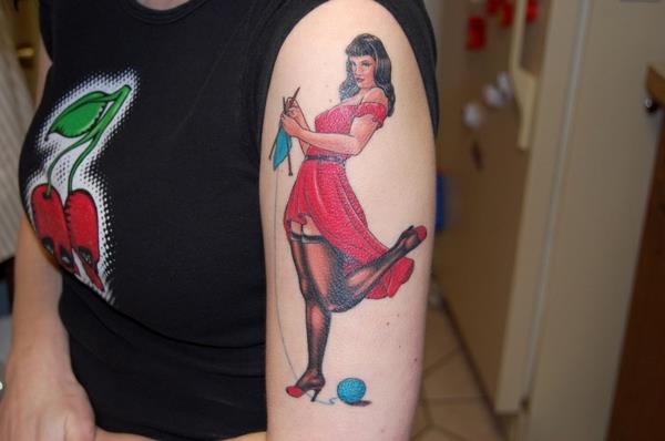 τατουάζ εικόνες για τατουάζ γυναίκα πλέξιμο άνω βραχίονα
