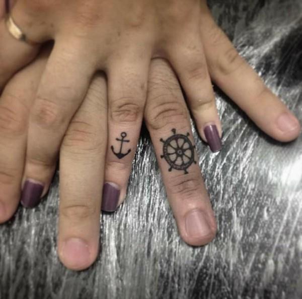 τατουάζ γυναίκες αγκύρωση fintertattoo