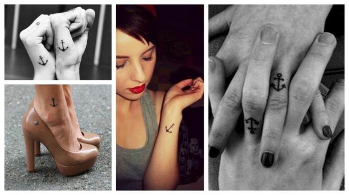 τατουάζ ιδέες αγκύρωση χέρι αντιβράχιο αστράγαλο