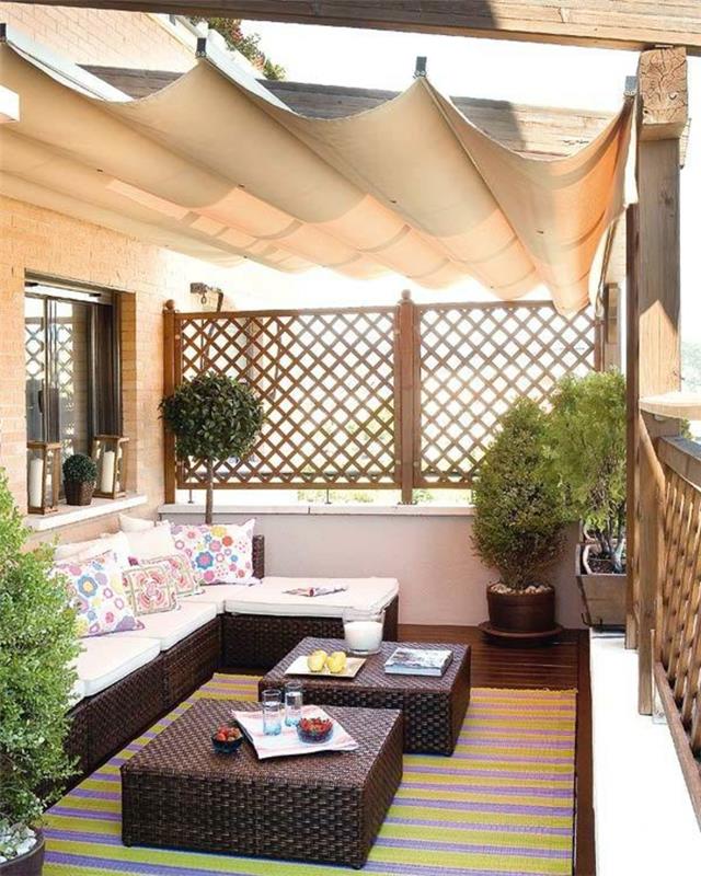 βεράντα διακοσμούν outoddor deco polyrattan