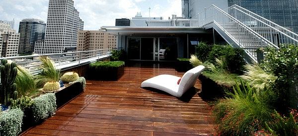 βεράντα κήπο οροφή σετ ξύλινη ξαπλώστρα σετ επίπλων