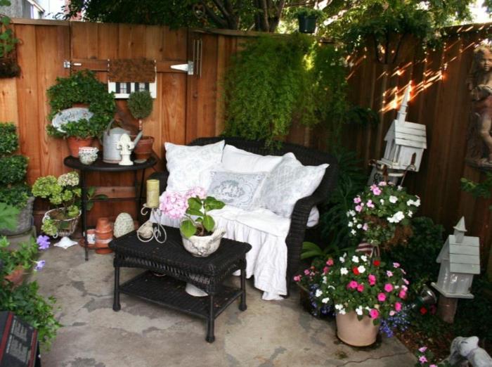 βεράντα στέγη τζάκι έπιπλα κήπου άνετα