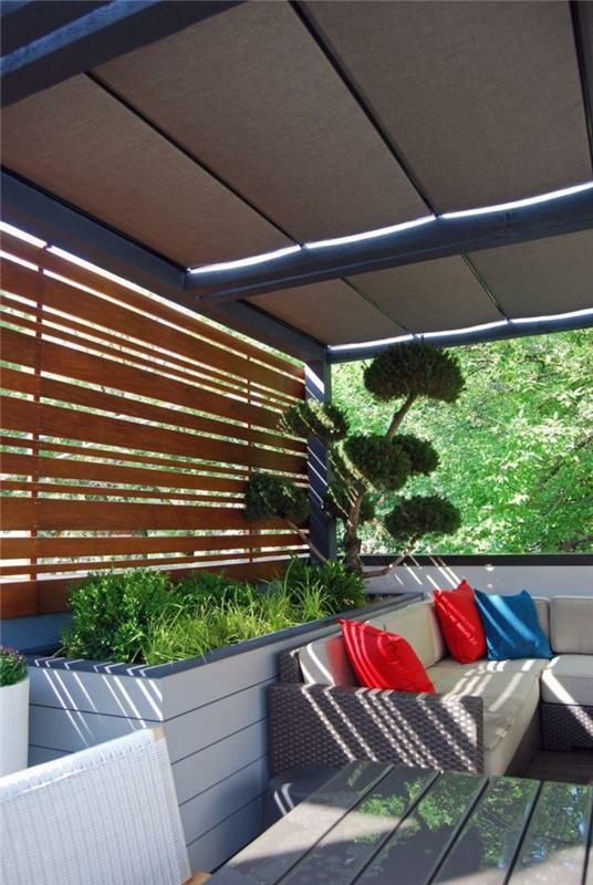 σχεδιασμός βεράντα βεράντα στέγες τζάκι έπιπλα κήπου πέργκολα
