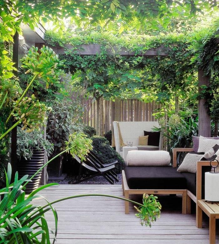 βεράντα φύτευση έπιπλα κήπου και φυτά μπαλκονιού πράσινες βεράντες ιδέες σχεδιασμού
