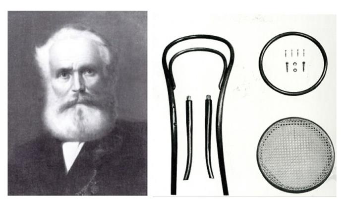 καρέκλες thonet σχεδιασμός κλασικών ξύλινων καρεκλών σειρά παραγωγής