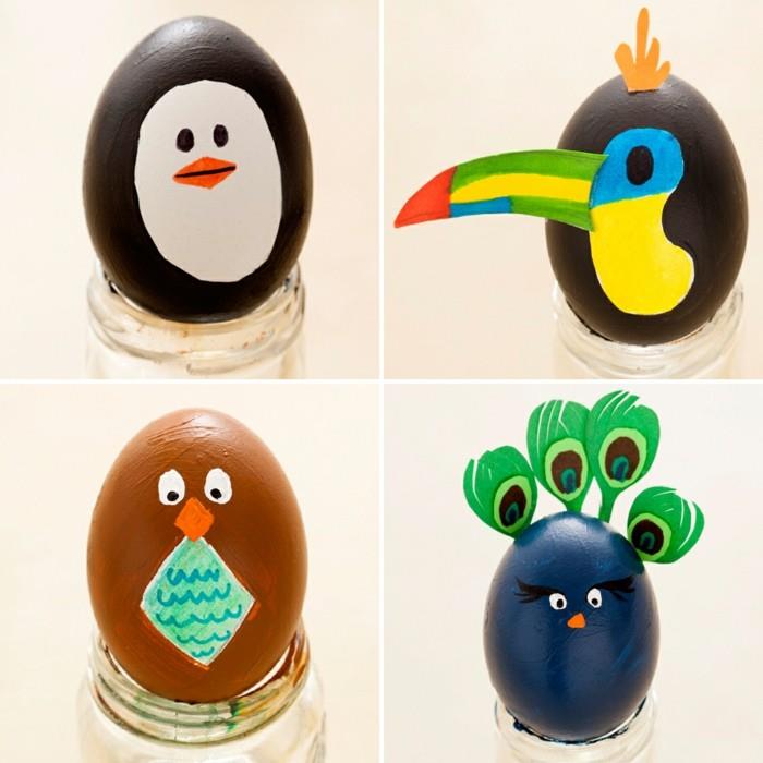 μικρά ζώα πασχαλινά αυγά βάφετε μόνοι σας πουλιά