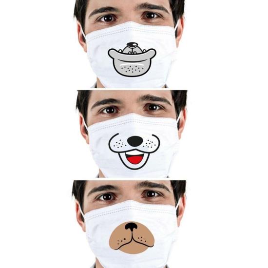 ζωικά μοτίβα αναπνευστική μάσκα