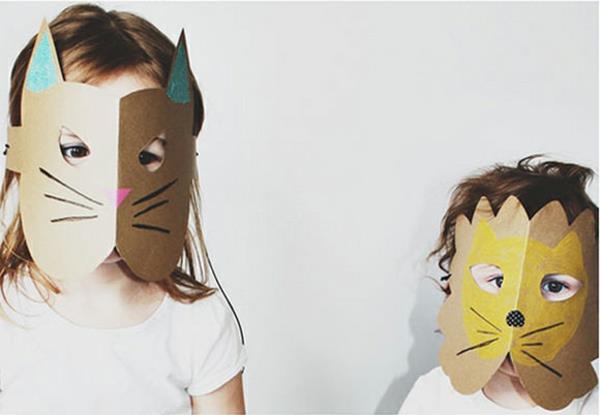 ζωική μάσκα tinker καρναβάλι παιδιά 3d εφέ