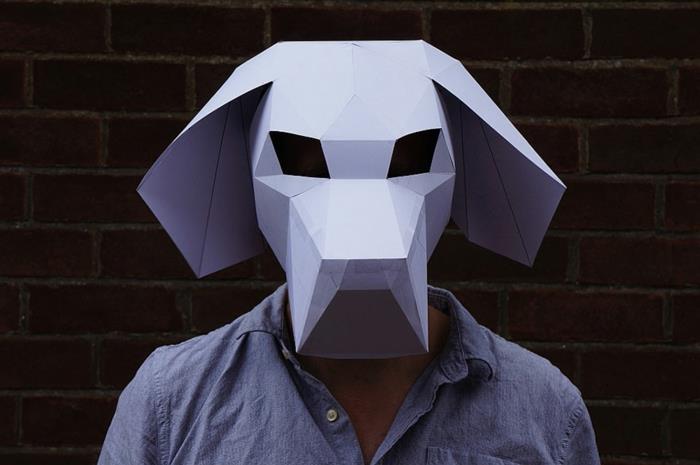 μάσκες ζώων tinker σκυλί αποκριάτικη μάσκα από τον steve wintercroft