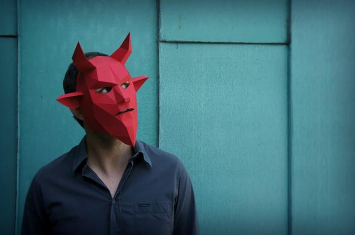 μάσκες ζώων tinker devil halloween mask από τον steve wintercroft