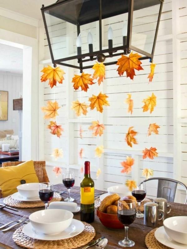 στολίστε ένα τραπέζι φτιάξτε φθινοπωρινές διακοσμήσεις μόνοι σας από φυσικά υλικά