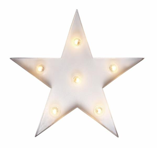 επιτραπέζιο φωτιστικό λευκό αστέρι φωτισμός διακοσμητικό σχέδιο