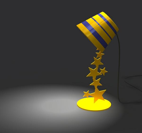 επιτραπέζιο φωτιστικό αστέρι φωτιστικό διακοσμητικό περίπτερο κίτρινο