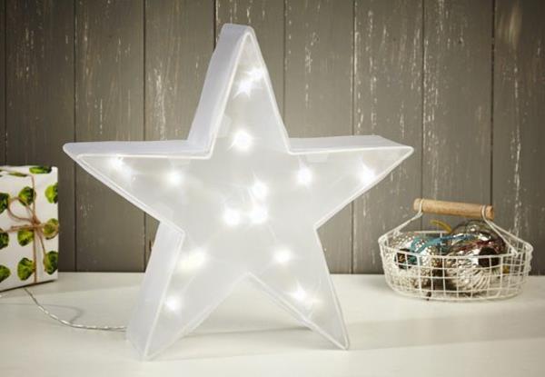 επιτραπέζιο φωτιστικό αστέρι φωτιστικό λευκό