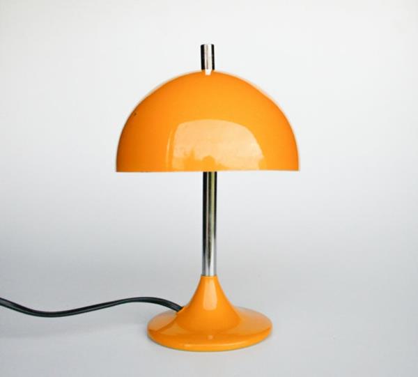 επιτραπέζια φωτιστικά φωτιστικά δαπέδου σχεδιασμός πορτοκαλί κομοδίνο