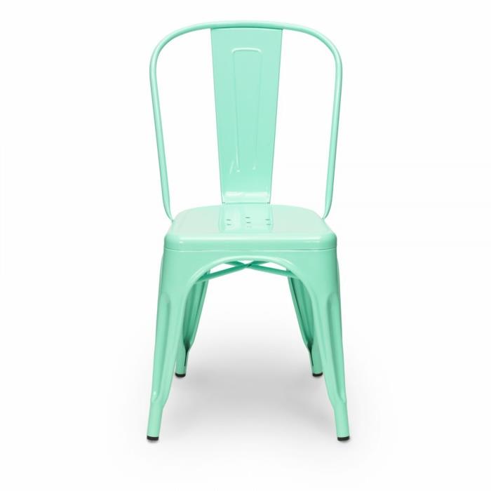 καρέκλα tolix μέντα πράσινη σχεδιαστική καρέκλα ερμηνεία