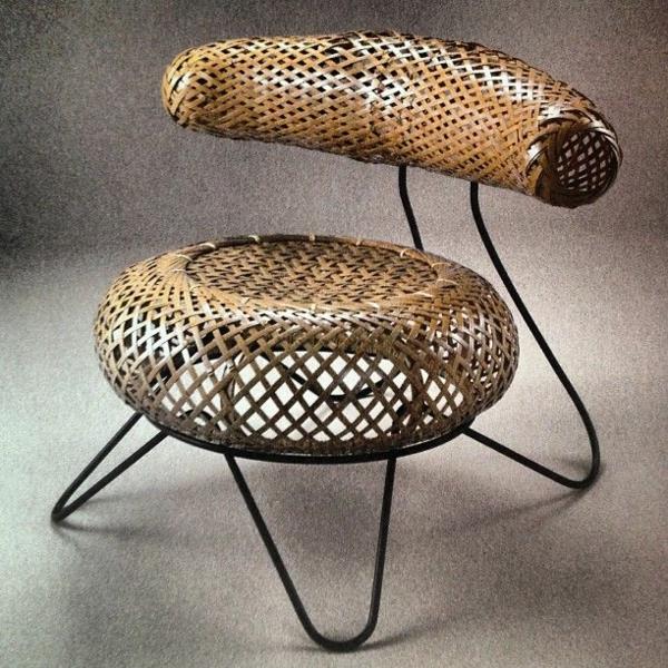 σχεδιασμός καρέκλας διακόσμησης επίπλων από μπαμπού