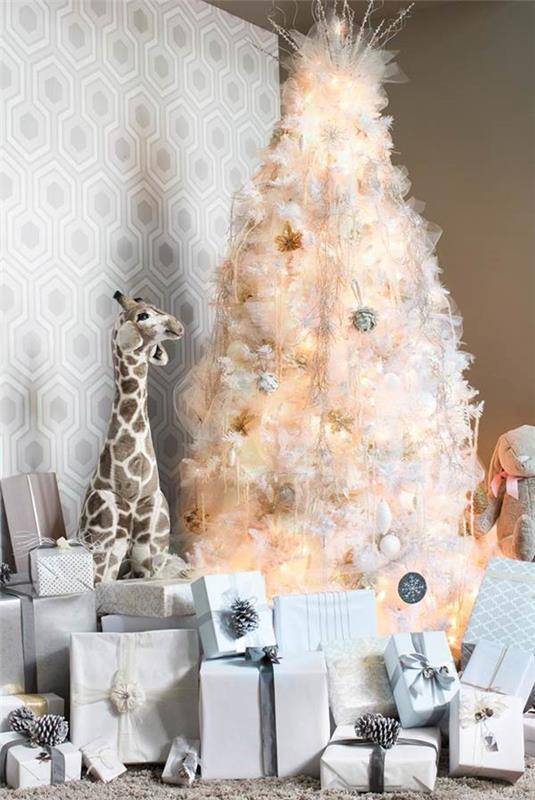 υπέροχες κουρτίνες διακοσμήσεις χριστουγεννιάτικου δέντρου
