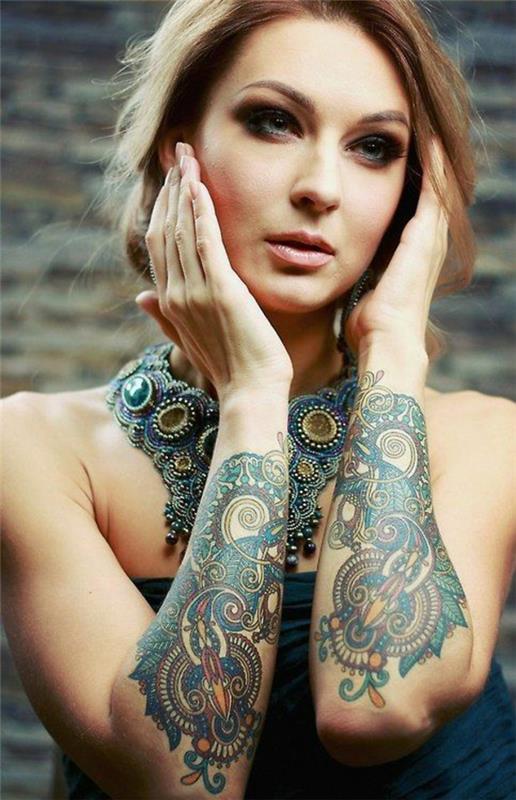 υπέροχες ιδέες τατουάζ γυναικείο μπράτσο τάσεις
