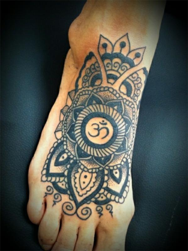 τατουάζ ιδέες τατουάζ πόδι πολυνησιακή τέχνη