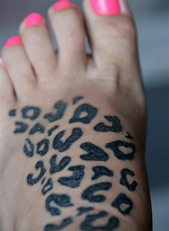 τατουάζ ιδέες τατουάζ πόδι ζώο μοτίβο