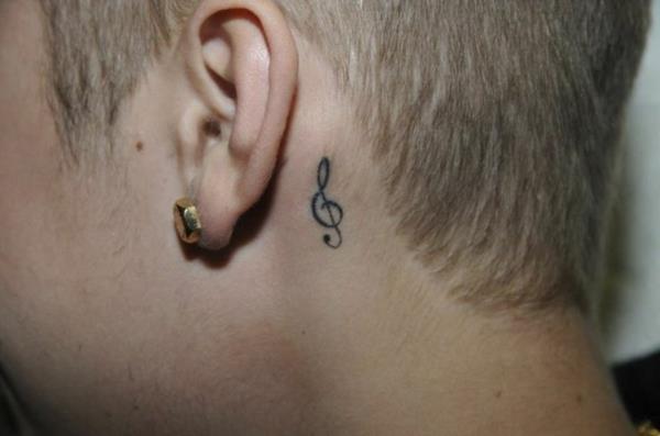 τατουάζ ιδέες τατουάζ αυτί μιούζικαλ