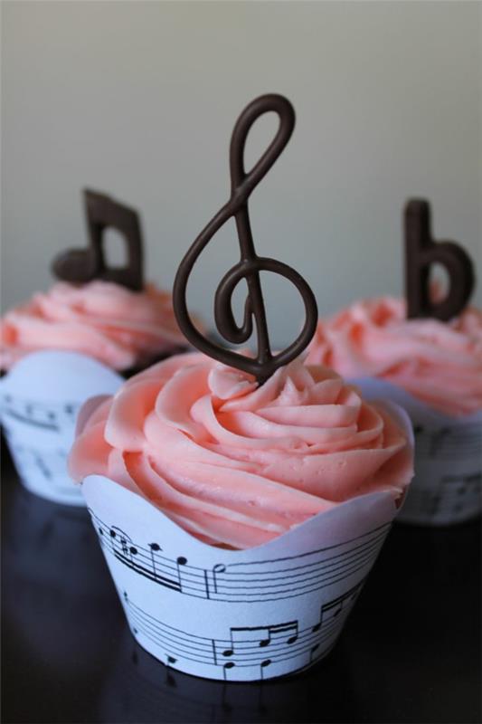 υπέροχα κέικ γάμος μουσική γενεθλίων χαριτωμένο ροζ